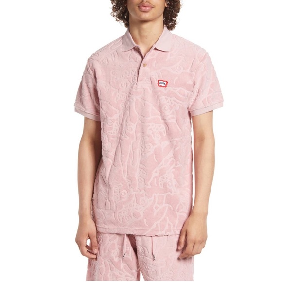 Ice Cream short set | pink | Men Top Lg/Shorts Sm | Like New - Picture 1 of 9